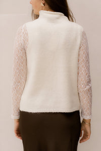 Odelia Knit Top Off White - Bij Keesje - Neo Noir