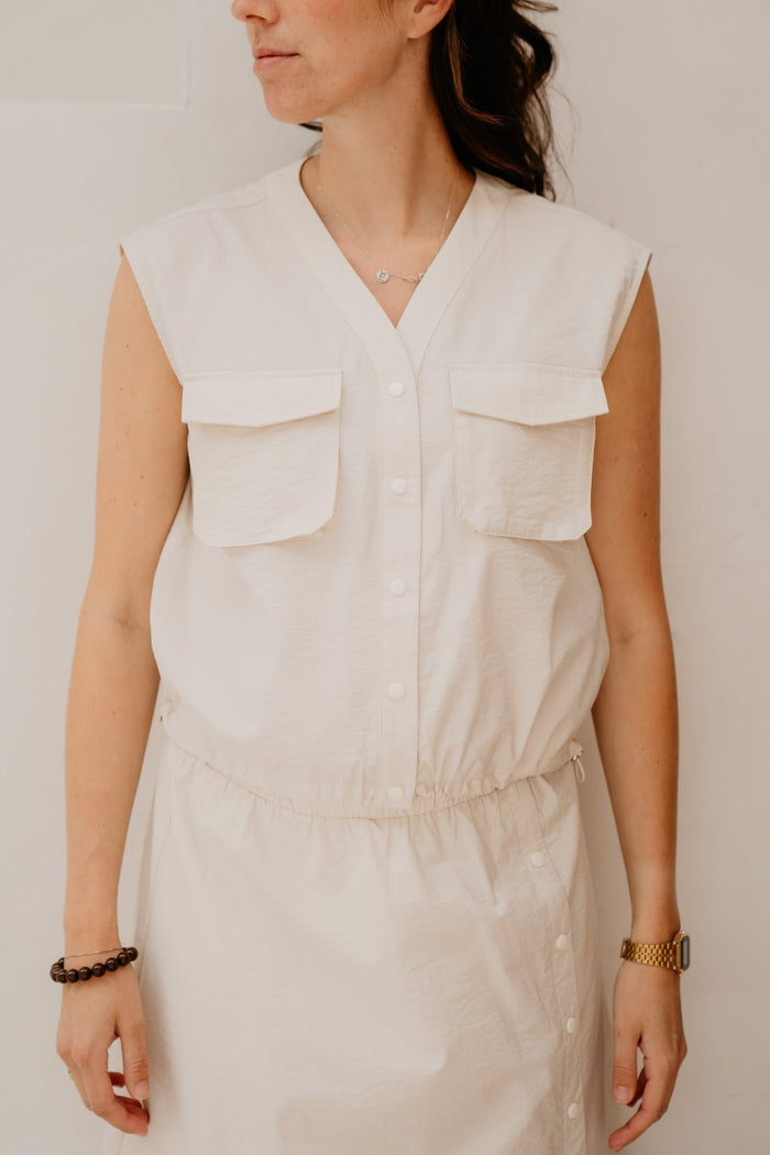 Odessa Gilet Sand - Bij Keesje - G - maxx - Gilet