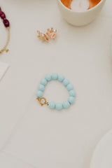Odette armband beaded lichtblauw - Bij Keesje - Bij Keesje - accessoires