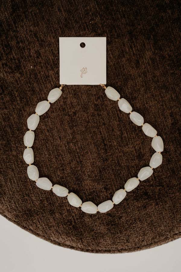Odia ketting wit - Bij Keesje - Bij Keesje - accessoires