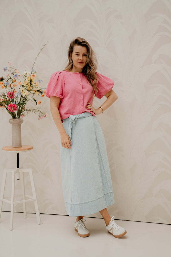 Odie denim skirt - Bij Keesje - Bij Keesje - Rok