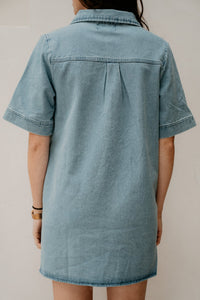 Odine denim dress blue - Bij Keesje - Bij Keesje - Jurk