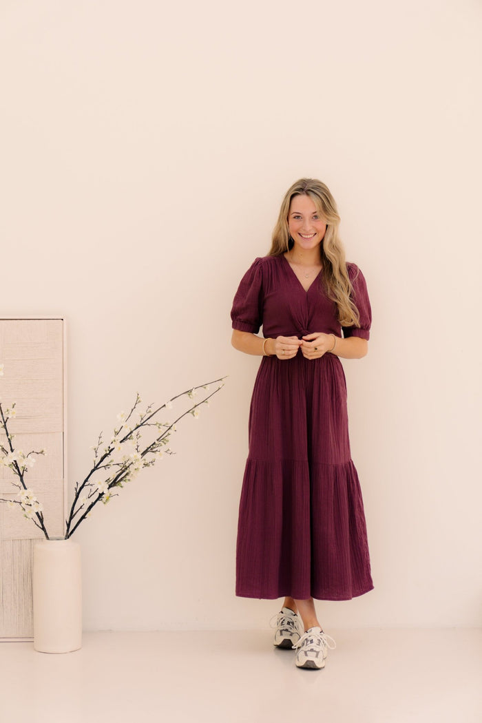 Odoumilo jurk raisin - Bij Keesje - Ange - jurk