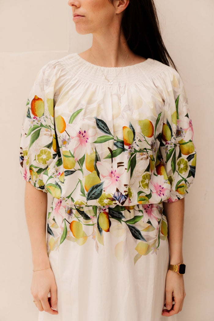 Off the shoulder top met design C351L - Bij Keesje - K - design - Jurk