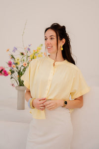 Okki blouse geel - Bij Keesje - Bij Keesje - Blouse