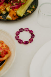 Olga armband paars - Bij Keesje - Bij Keesje - accessoires