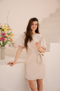 Olly jurkje champagne - Bij Keesje - Bij Keesje - Jurk