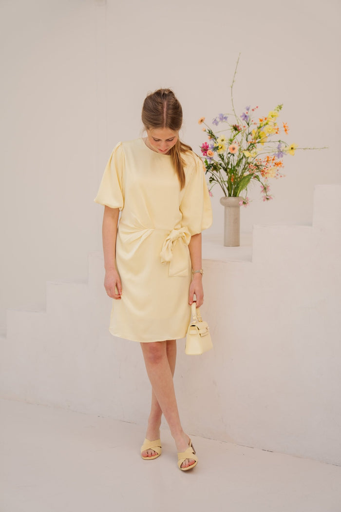 Olly jurkje geel - Bij Keesje - Bij Keesje - Jurk