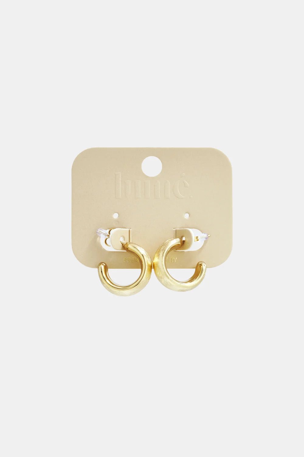 Oorbellen Agatha circle gold - Bij Keesje - Lumé - accessoires