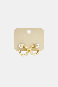 Oorbellen Agatha circle gold - Bij Keesje - Lumé - accessoires