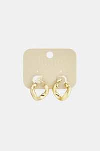 Oorbellen Amy irregular shape gold - Bij Keesje - Lumé - accessoires