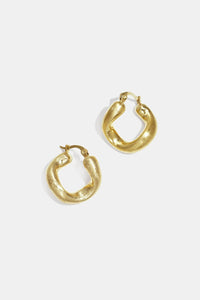 Oorbellen Amy irregular shape gold - Bij Keesje - Lumé - accessoires