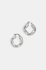 Oorbellen Amy irregular shape silver - Bij Keesje - Lumé - accessoires