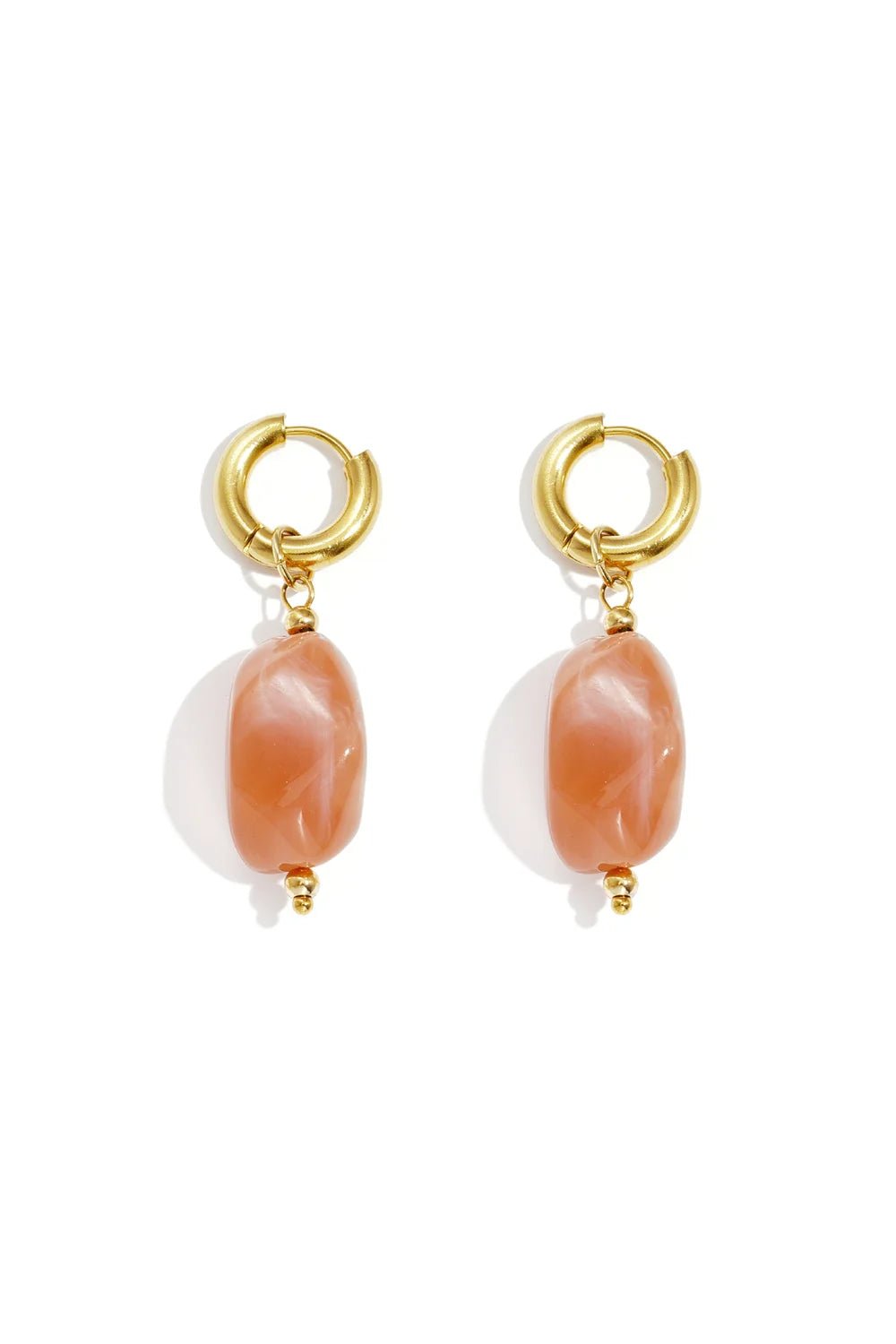 Oorbellen Anne deep pink - Bij Keesje - Bij Keesje - accessoires