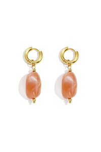 Oorbellen Anne deep pink - Bij Keesje - Bij Keesje - accessoires