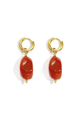 Oorbellen Anne orange/red - Bij Keesje - Bij Keesje - accessoires