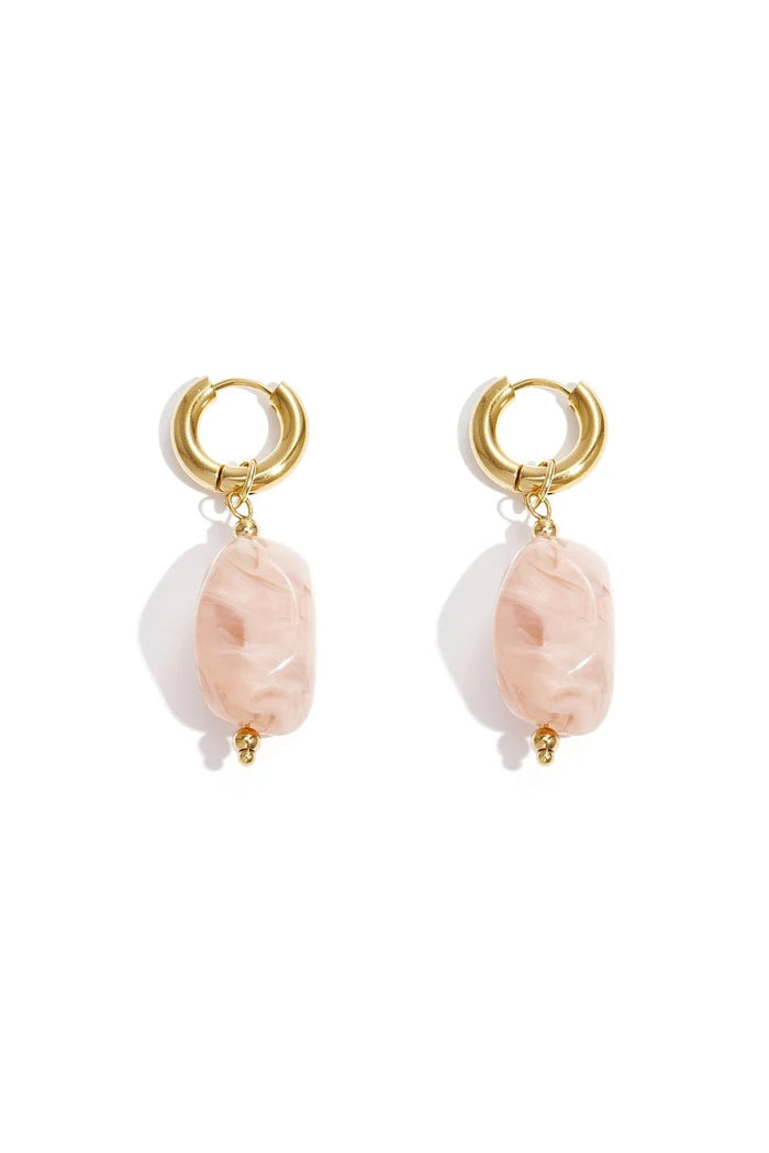 Oorbellen Anne pink - Bij Keesje - Bij Keesje - accessoires