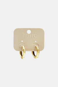 Oorbellen Annelien square gold - Bij Keesje - Lumé - accessoires