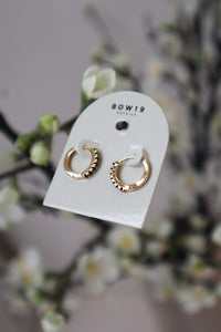 Oorbellen Black Hoops S - Bij Keesje - BOW19