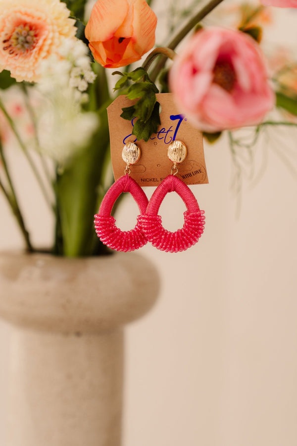 Oorbellen fuchsia 0815 - Bij Keesje - Bij Keesje - Oorbellen