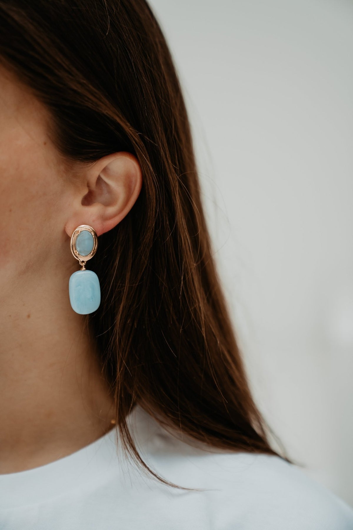 Oorbellen Jinthe blauw 6108 - Bij Keesje - Bij Keesje - Oorbellen