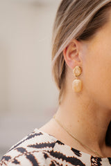 Oorbellen Jinthe zand 6122