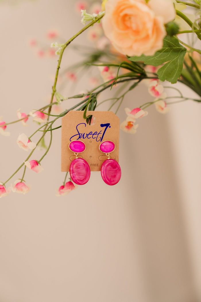 Oorbellen Jolie fuchsia 6015 - Bij Keesje - Bij Keesje - Oorbellen
