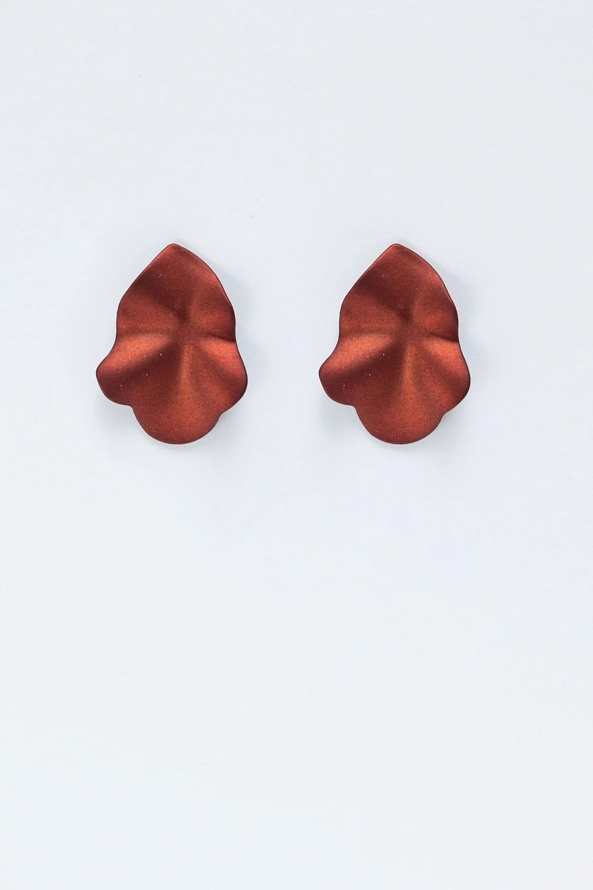 Oorbellen Lip Earrings Brown metallic - Bij Keesje - BOW19