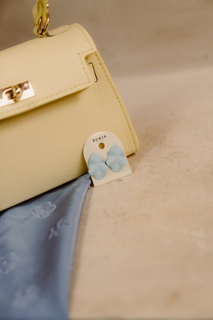 Oorbellen Lip Earrings Lightblue S - Bij Keesje - BOW19 - 