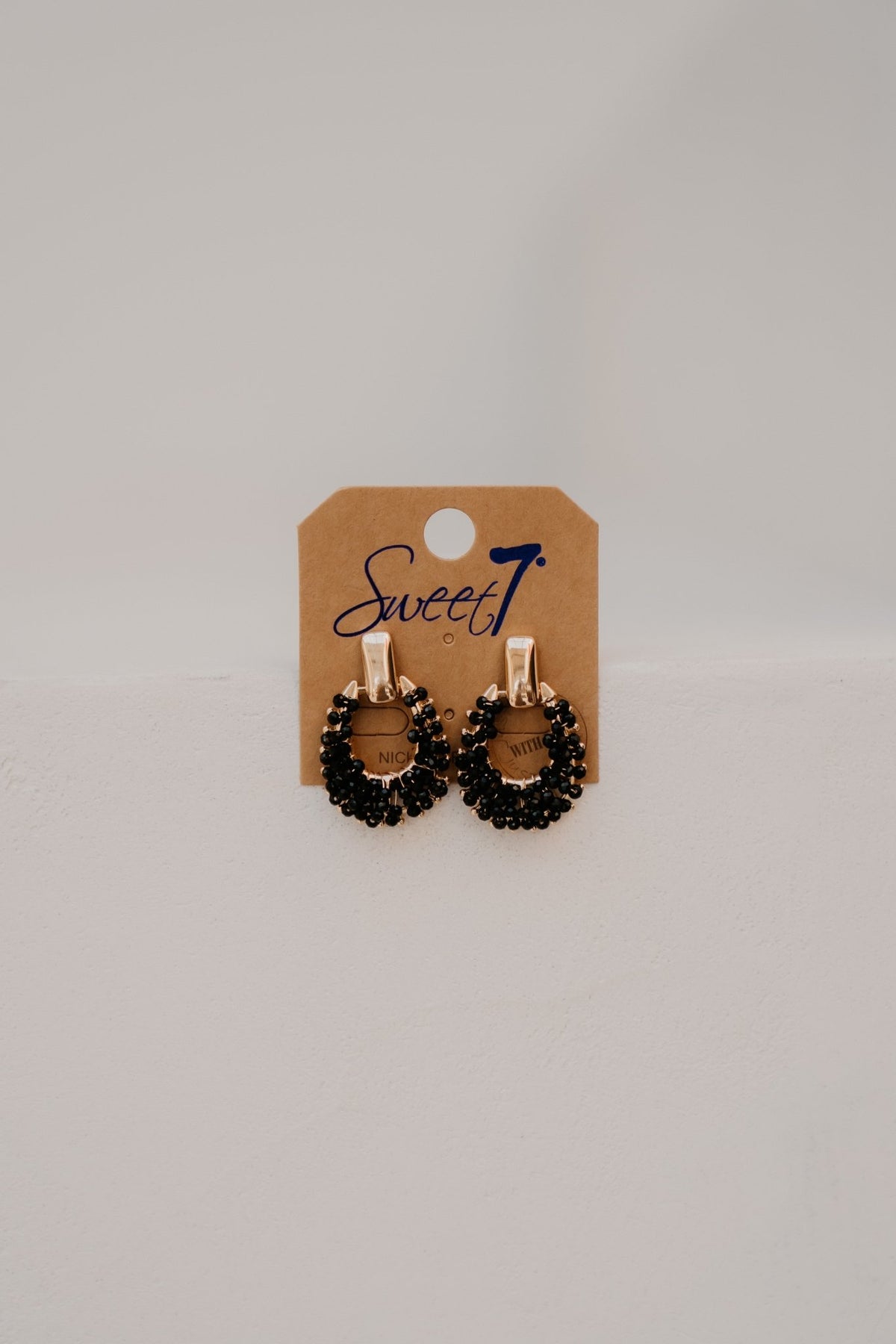 Oorbellen Marit zwart 3802 - Bij Keesje - Bij Keesje - Oorbel