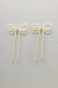 Oorbellen Pearl Bow - Bij Keesje - BOW19