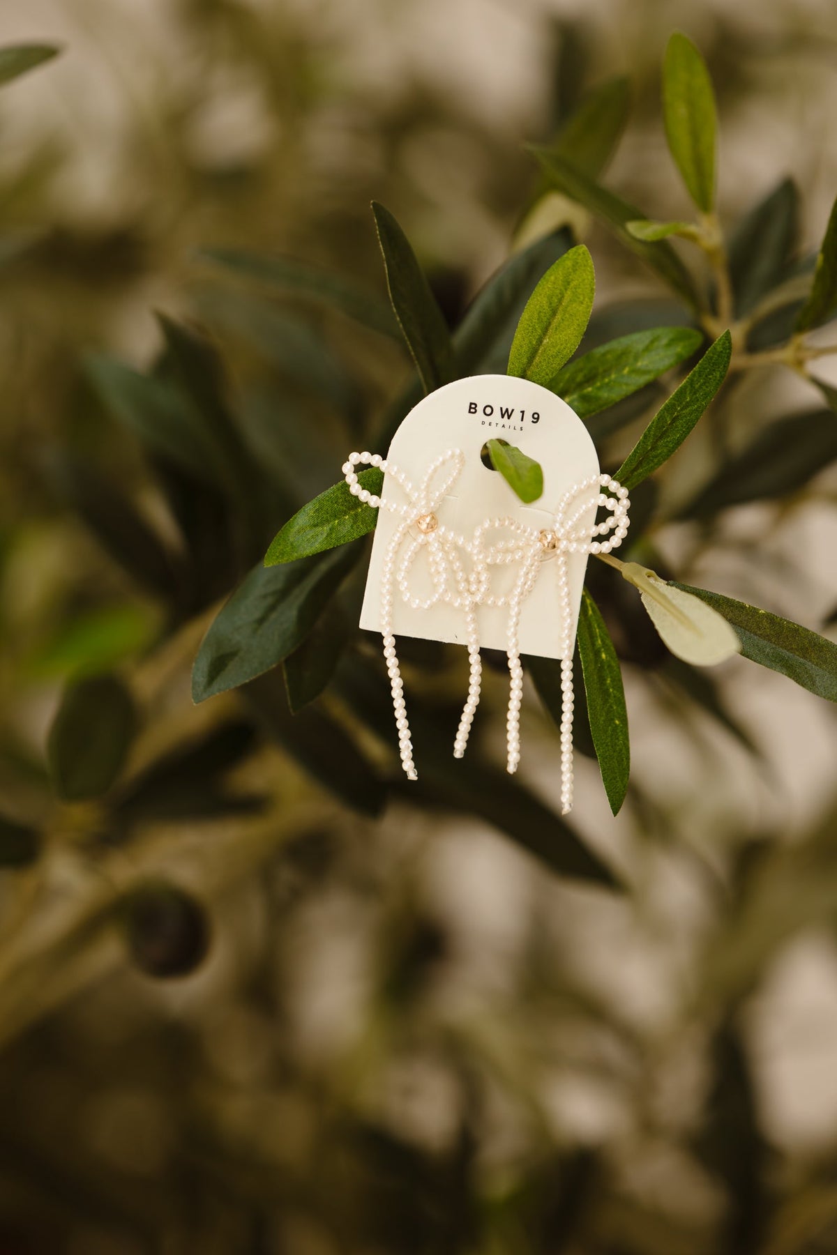 Oorbellen Pearl Bow - Bij Keesje - BOW19