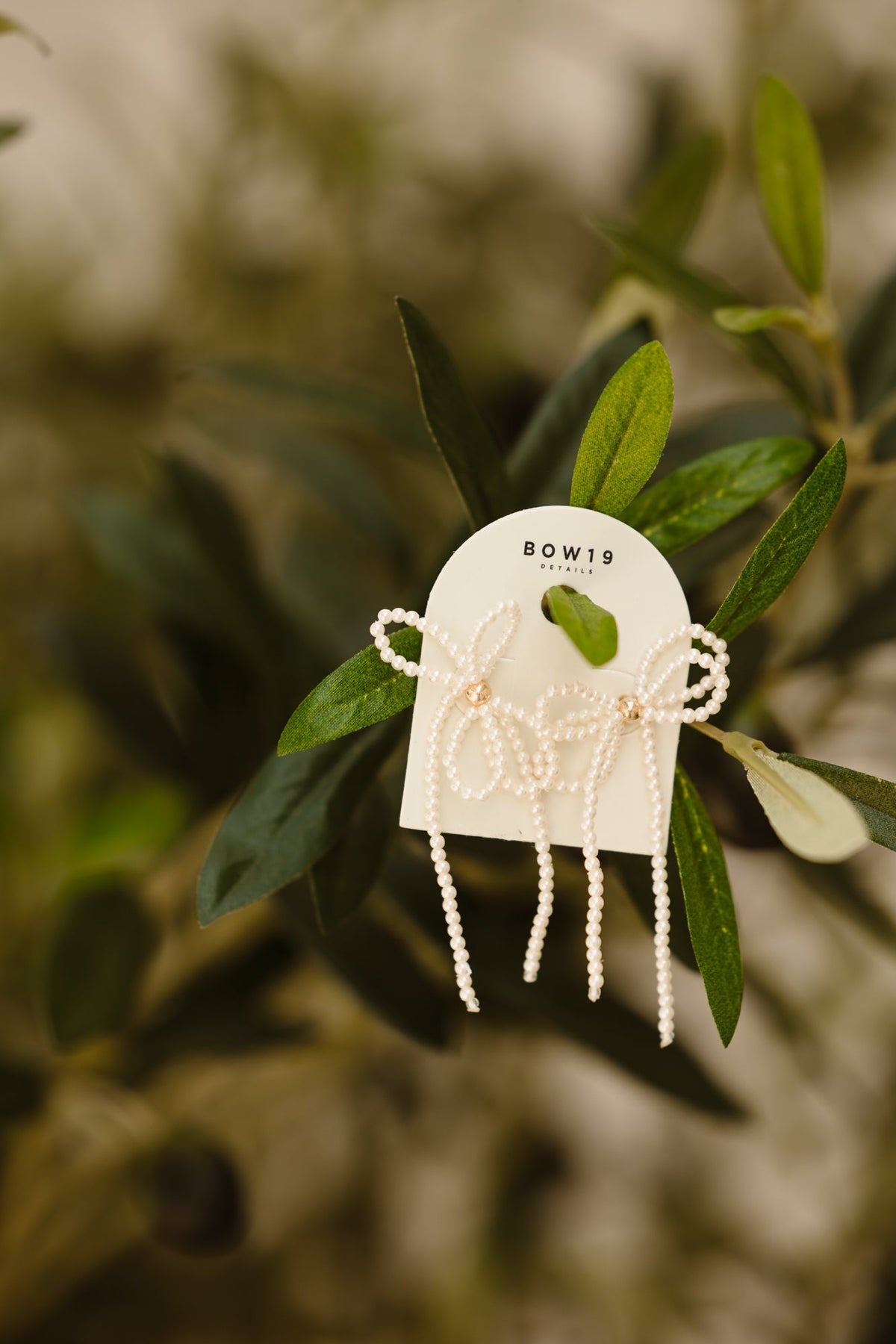 Oorbellen Pearl Bow - Bij Keesje - BOW19