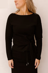 Orlaith top - black