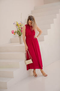 Orlany Dress Framboise - Bij Keesje - Ange - jurk