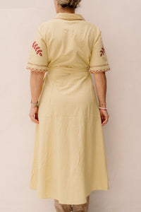 Osmina Dress Yellow - Bij Keesje - Ange - jurk