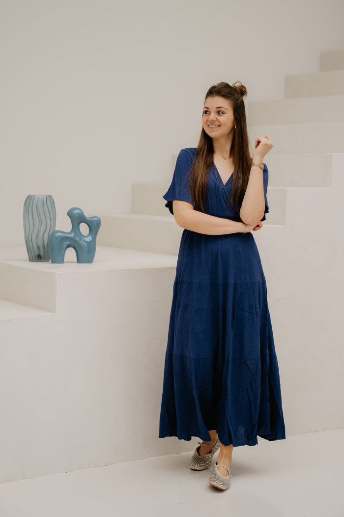 Osunchala dress blauw - Bij Keesje - Ange - Jurk