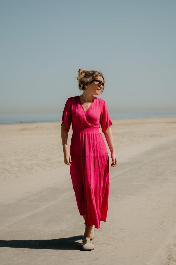 Osunchala dress fuchsia - Bij Keesje - Ange - Jurk