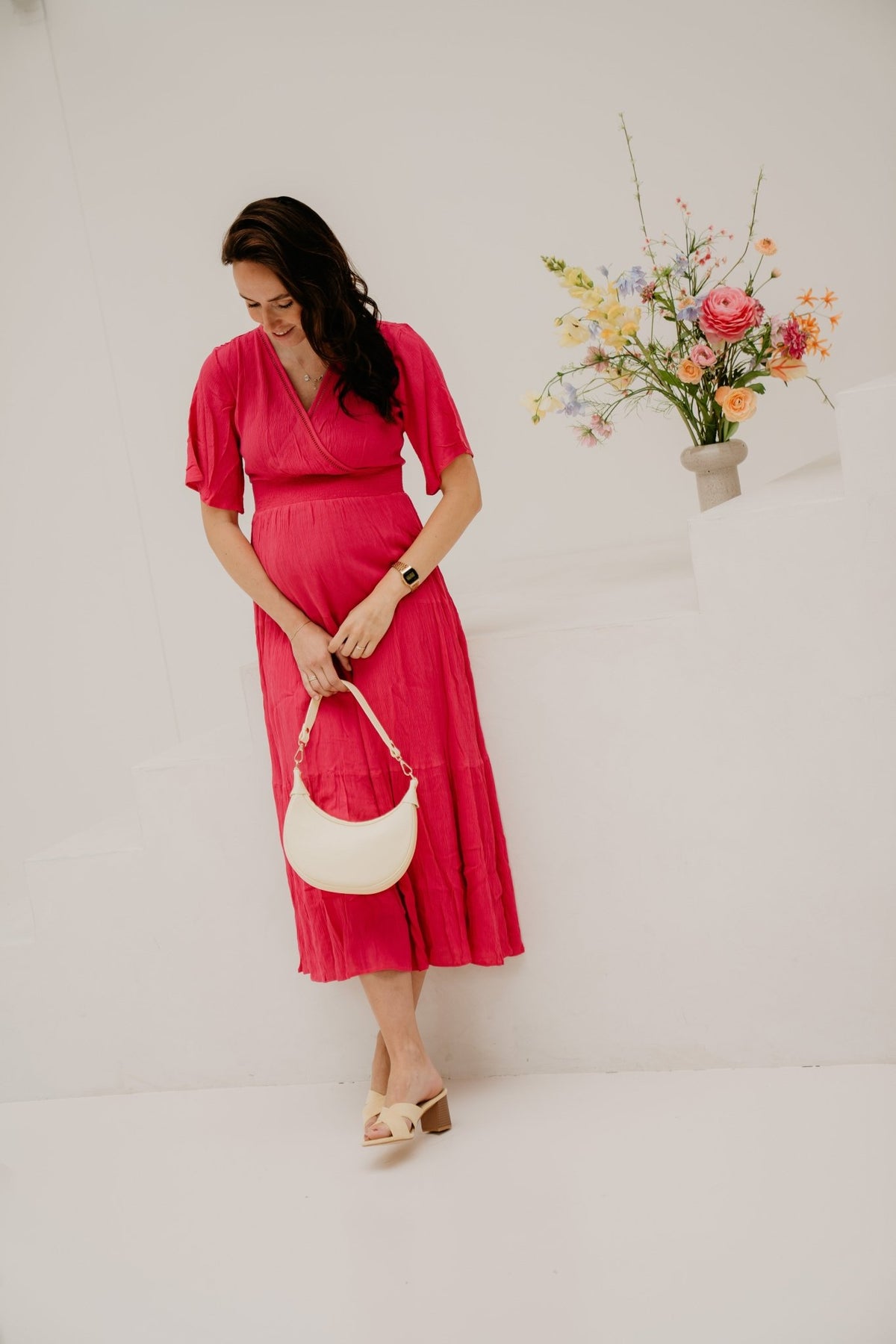 Osunchala dress fuchsia - Bij Keesje - Ange - Jurk