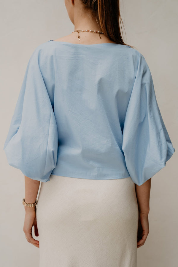 Oukje Blouse Blue - Bij Keesje - Bij Keesje - Blouse