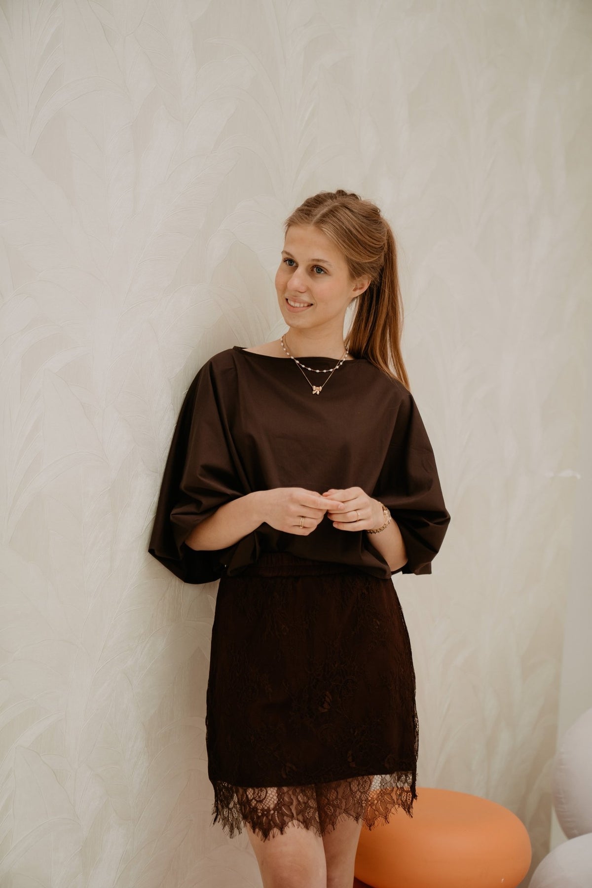 Oukje Blouse Brown - Bij Keesje - Bij Keesje - Blouse