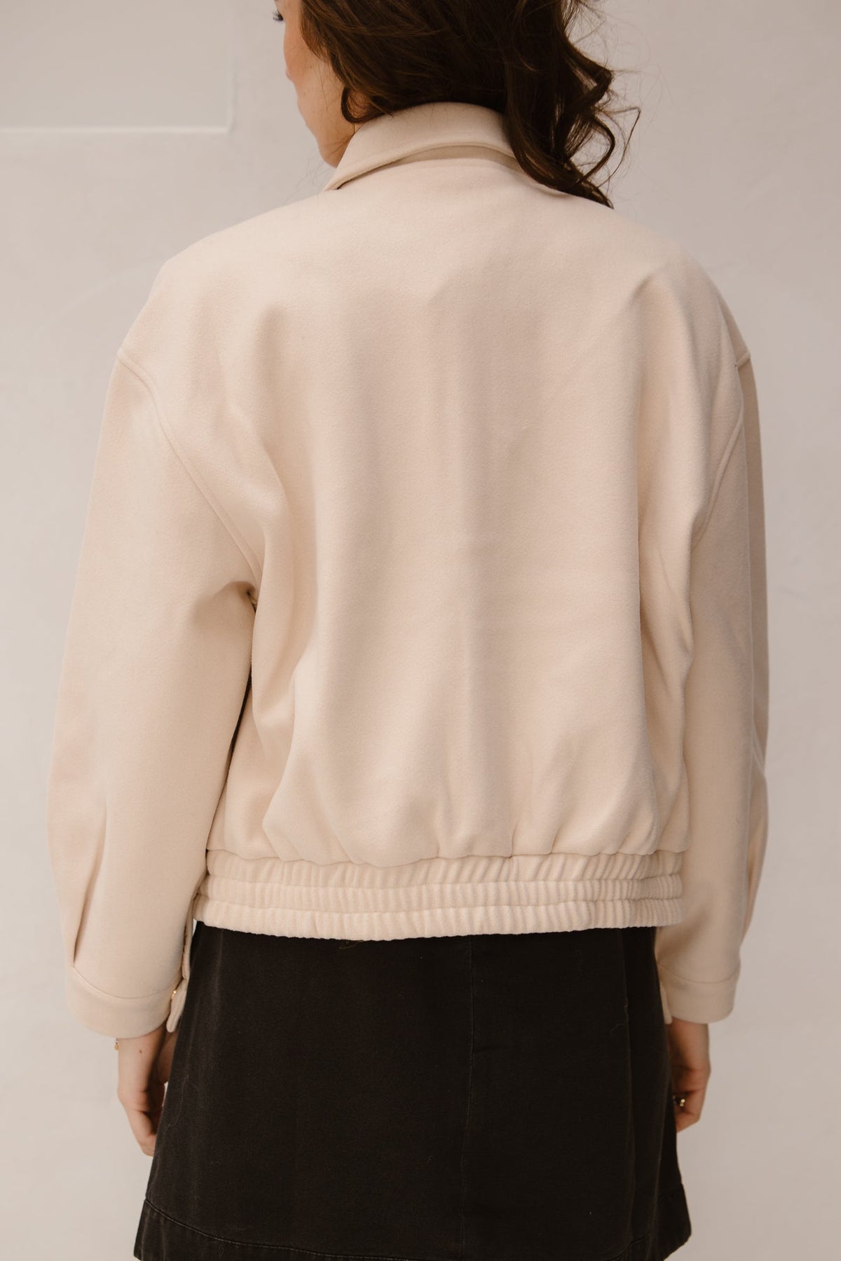 Oversized soft jacket 9843 beige - Bij Keesje - Bij Keesje