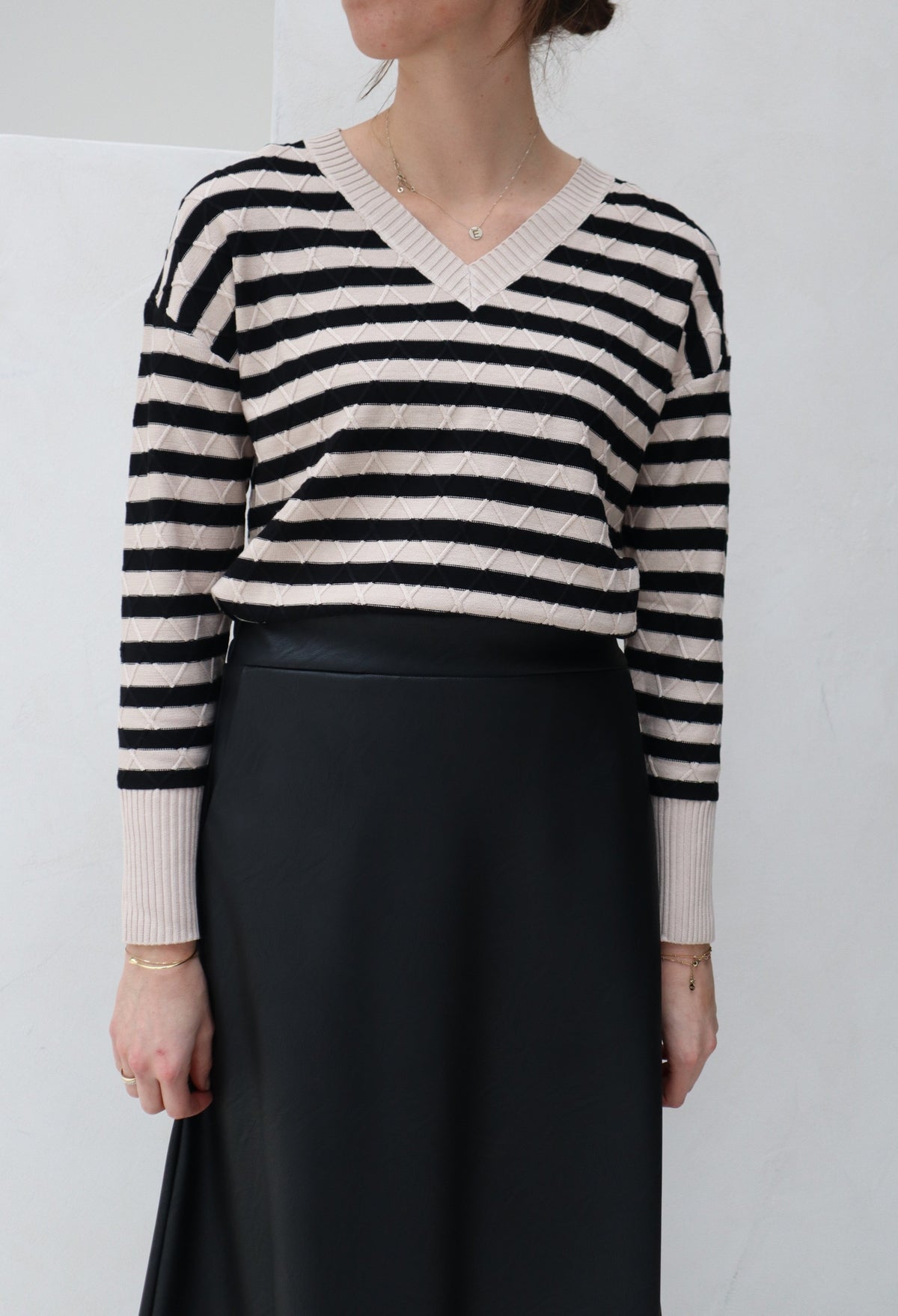 Paige knitting sweater stripes - Bij Keesje - G - maxx