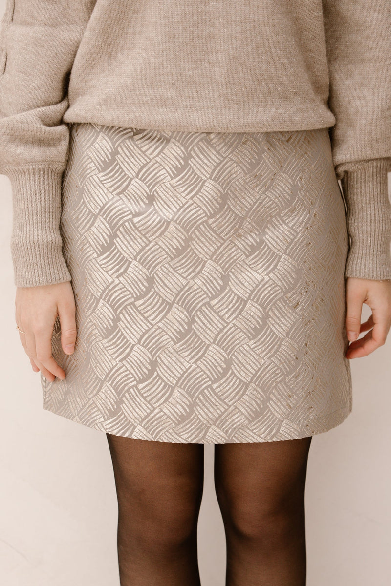 Pam skirt silver - Bij Keesje - FLURESK