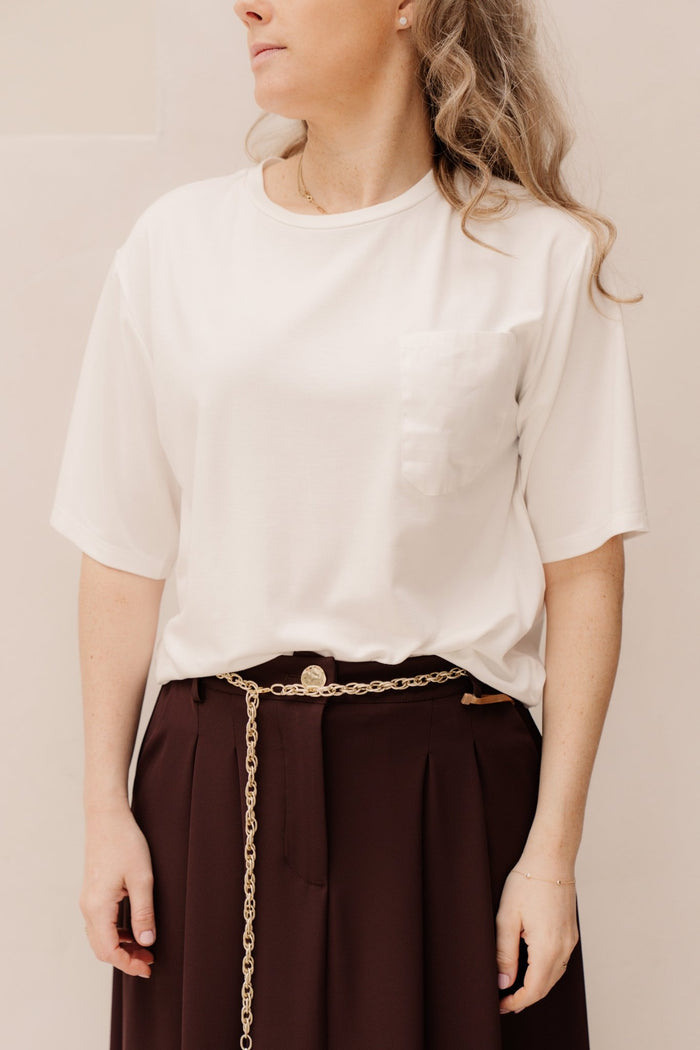 Panna Bianco White blouse B036 - Bij Keesje - Rinascimento - Top
