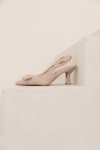 Parijs slingback taupe - Bij Keesje - Bij Keesje