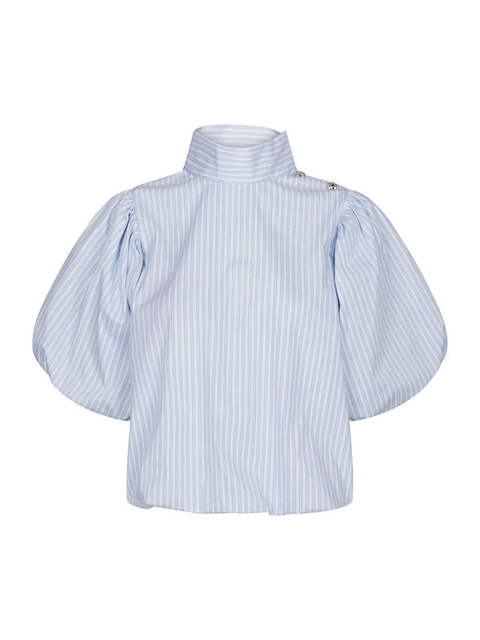 Parisa Stripe Blouse Light Blue - Bij Keesje - Neo Noir - Blouse