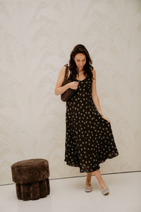 Paula dots dress chocolate - Bij Keesje - Bij Keesje - Jurk