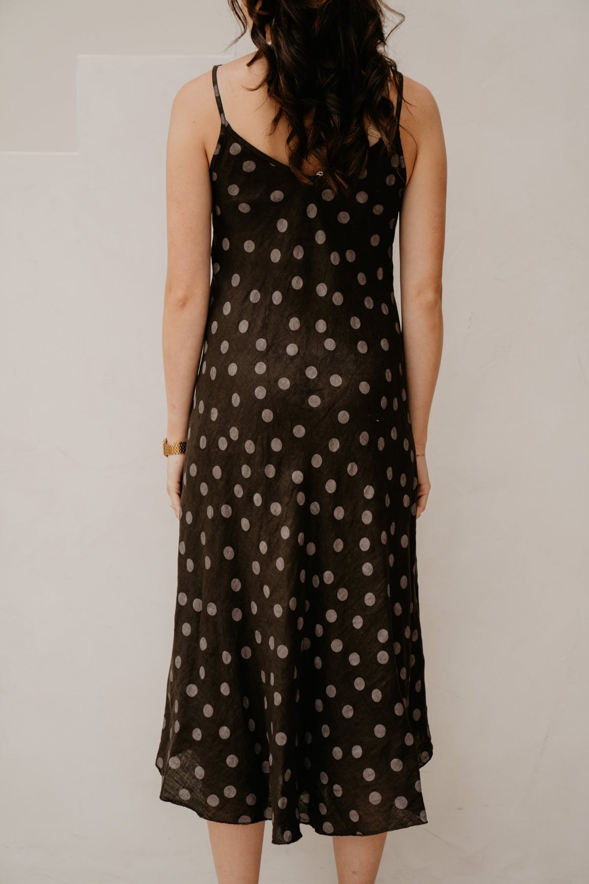 Paula dots dress chocolate - Bij Keesje - Bij Keesje - Jurk