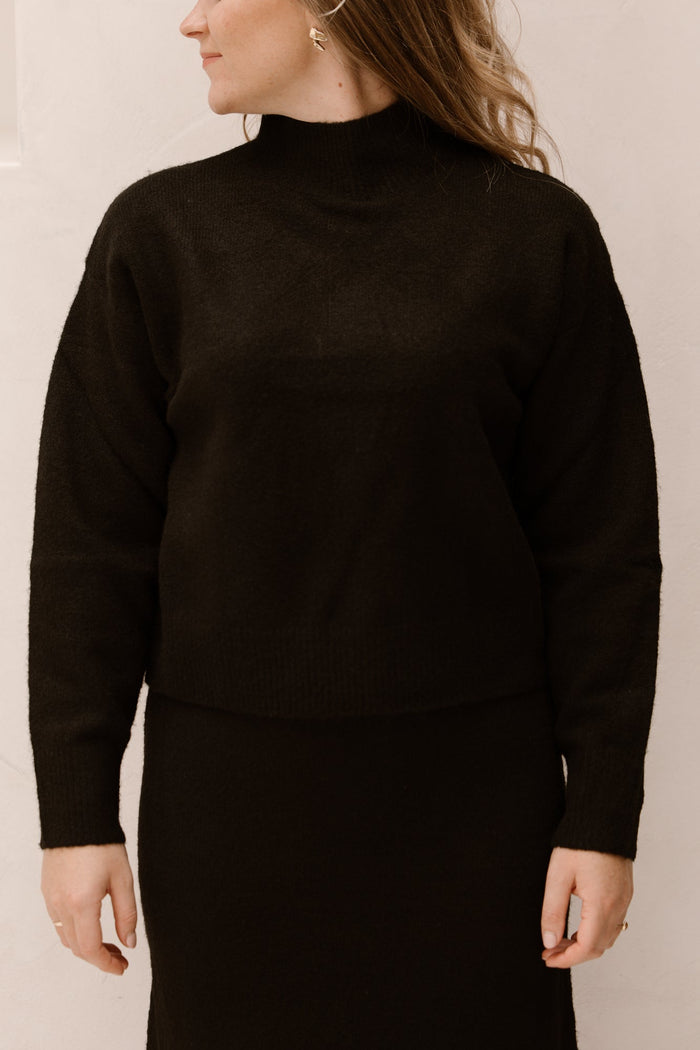 Paulina knit blouse black NN - Bij Keesje - Neo Noir